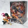 One Piece Остров Призраков Серия Битва 9.5см Фигурка Луффи Аниме Периферия Крутая Модель Игрушки Настольные Украшения Подарки