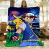1PC 90s nostalgia, pop culture icons Outdoor Blanket Lightweight Flannel, Soft & Warm, All-Season Use for Sofa, Outdoor, Camping, Living Room09