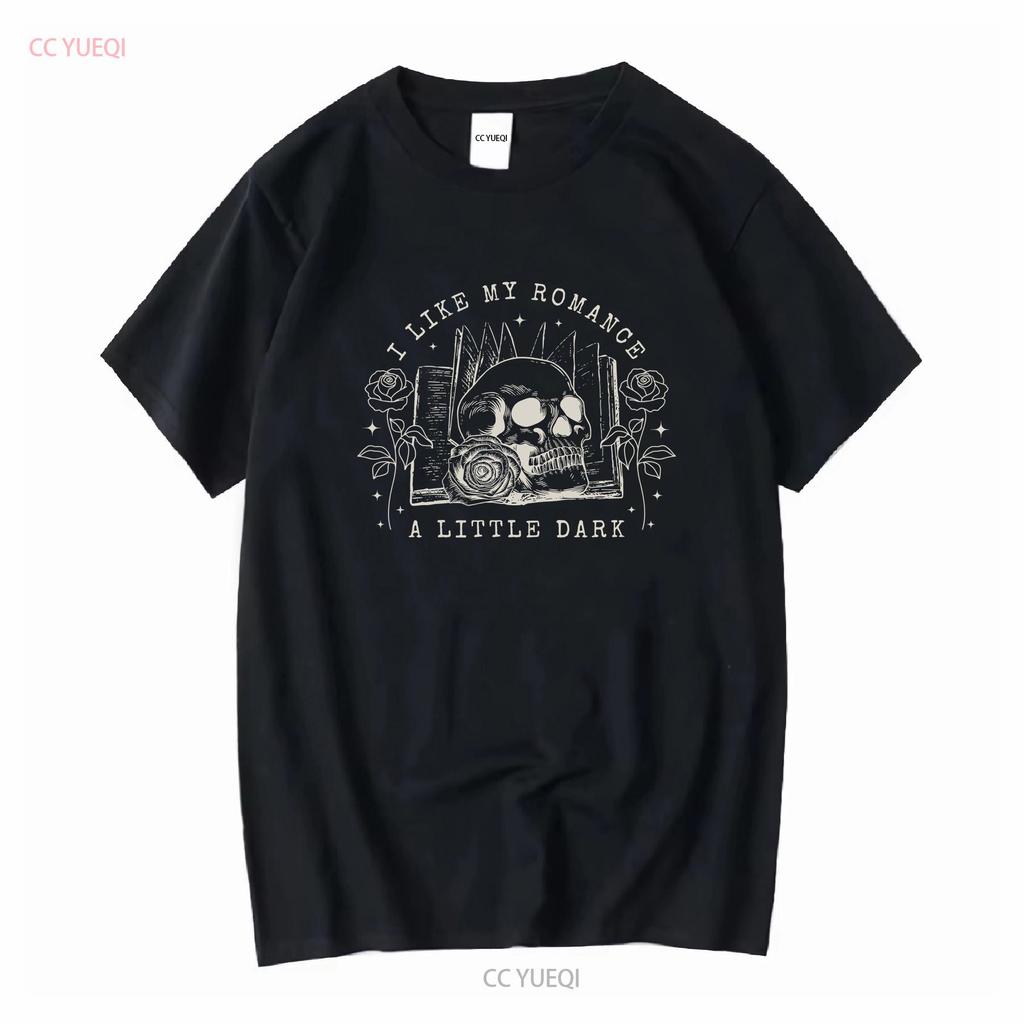 Dark RoUnisexce Book T Shirt Gothic SmuT Bookish Literary Literature Academia Clothing Mystical Whimsigoth vintage Washed