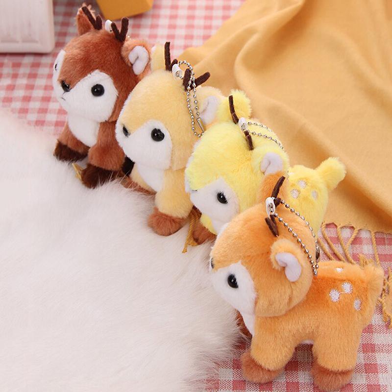 1 шт. Милая мультяшная лесная игрушка жираф, мягкая игрушка, маленькая кукла, брелок, рюкзак, кулон, подарки на день рождения, Рождество