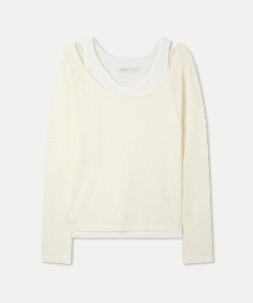 MIXXO Двухцветный многослойный трикотаж Re Kag55Ss_Miwkag70Qt
