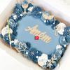 1/6PCS Gold Peace Dove Cross Cake Toppers Holy Communion Baptist Party Decor Cake Insert For Communion Party Decoration