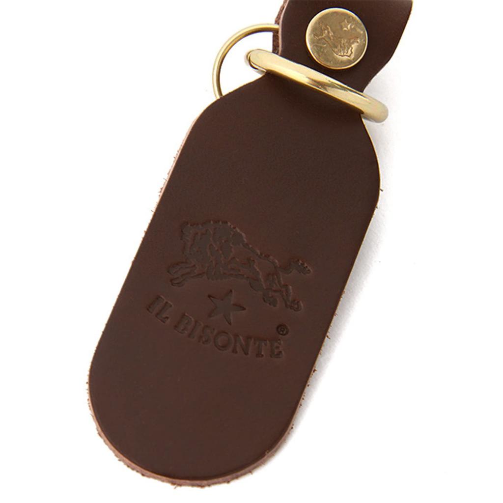 IL BISONTE Брелок для ключей из натуральной кожи, Брелок, Коровья кожа, Унисекс, Выцветший коричневый