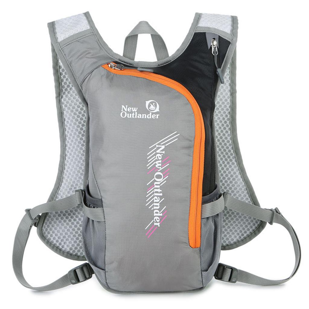 Breathable Hydration Backpack Nylon Reflective Water Bladder Backpack for Hiking Running Cycling