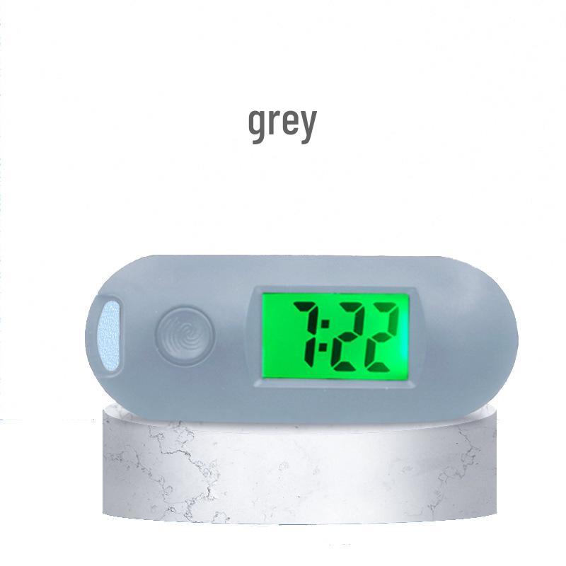 Минималистичный брелок-таймер цвета макарон: Портативные электронные часы для студентов с отображением времени и даты