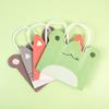 Cute Animal Paper Gift Bag Bear Frog Dog Cat Gift Bag Baby Shower Supplies Jungle Birthday Party Candy Cookie Packaging Bags