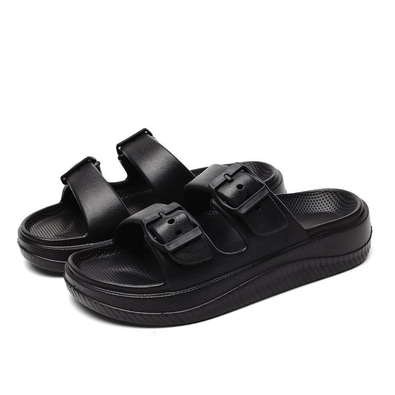 Новые тапочки на платформе eva крутые тапочки пара пляжные уличные мужские и женские наступающие на дерьмо сандалии