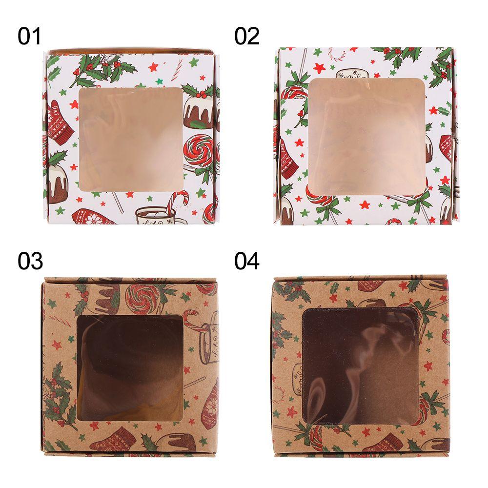 wedding supplies paper Multi-size kraft window package box gift box Christmas gifts box