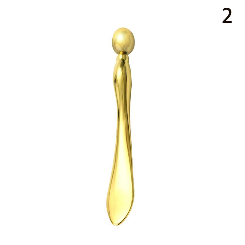 2in 1 Face Eye Massage Stick Eye Cream Applicator For Anti Wrinkle Dark Circles Facial Lifting Mixing Spatulas Scoop Mini Spoon