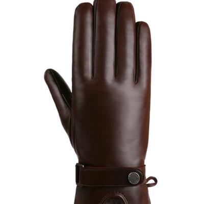 SARTOR Перчатки из кожи Jade Touch Коричневые