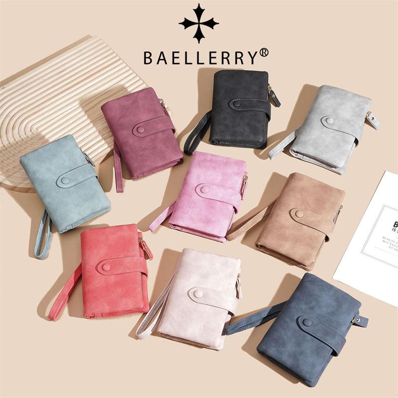 Baellerry Женские Мужские Модные Короткие Кошельки Многокарточный Держатель Винтажный Дизайн Застежка-Молния Кошелек Кошельки Деньги Пакет GZW