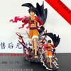 ONE PIECE резонанс фигурка Луффи 70 см идущий Луффи статуя большого размера модель украшение для подарков на день рождения