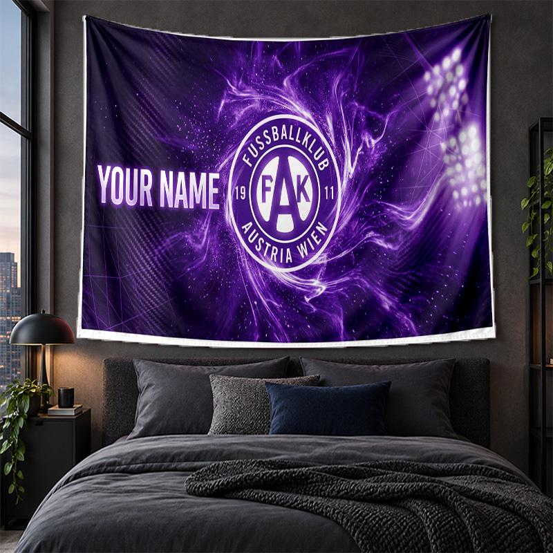 Personalized Tapestry Wall Hanging Austria Wien FC Pattern Art Background Cloth