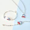 Серебряный ожерелье-поезд Thomas & Friends с гравировкой, против потери