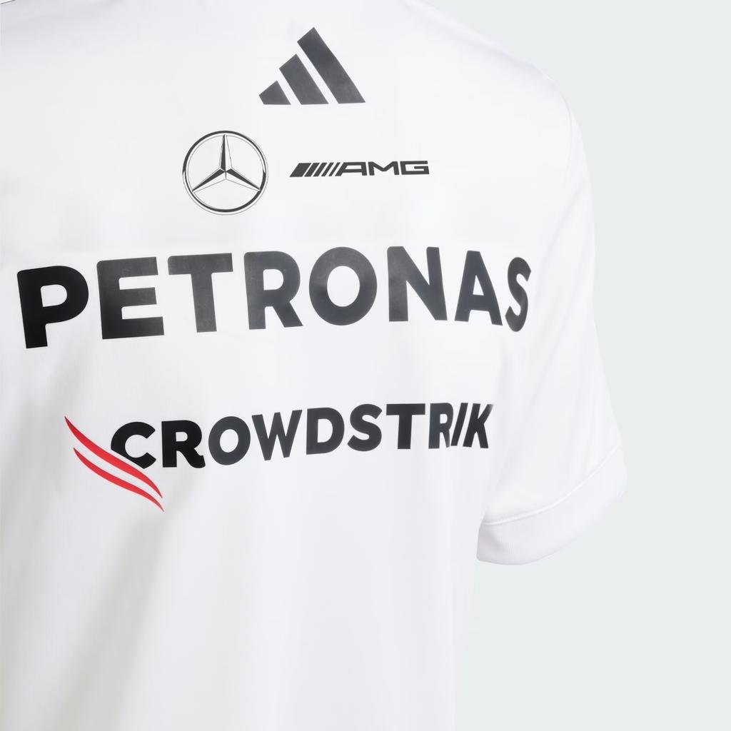 adidas X MERCEDES AMG PETRONAS F1 TEAM Футболка SS25 Белый/Черный JX5803