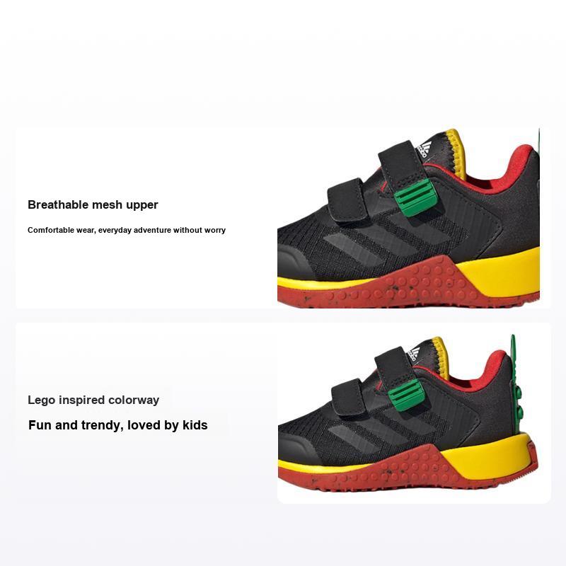 LEGO x adidas Sport DNA I Черно-красные детские кроссовки Core-Black HQ1309