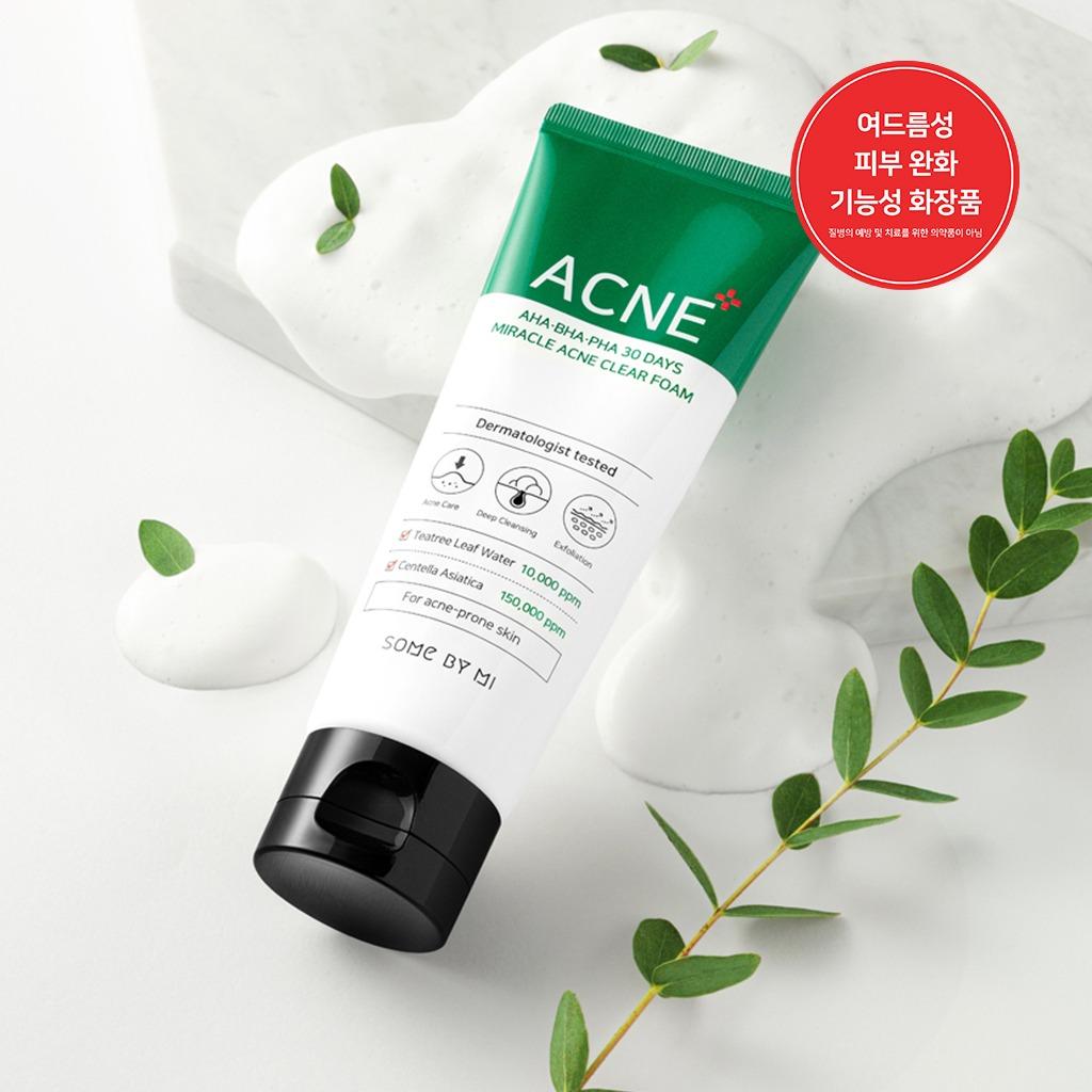 SOME BY MI Пенка для умывания против прыщей с AHA, BHA, PHA кислотами 100мл