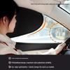 Front Windshield Sunshade: Heat Insulation & Privacy Curtain for Cars