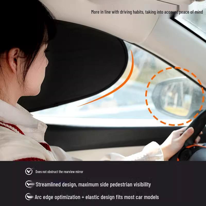 Front Windshield Sunshade: Heat Insulation & Privacy Curtain for Cars