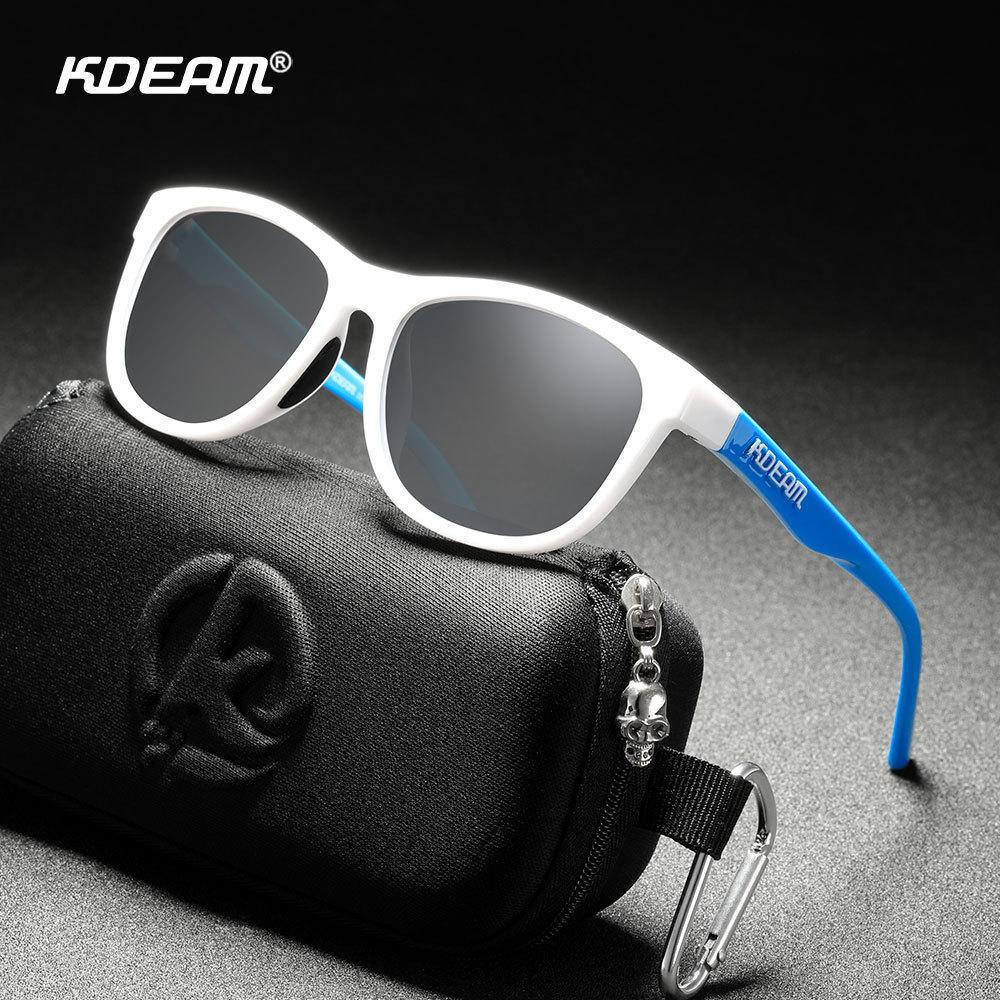 KDEAM Summer ultra-light polarized sunglasses, outdoor UV protection eyewear, fashionable square-frame glasses for men and women KD531