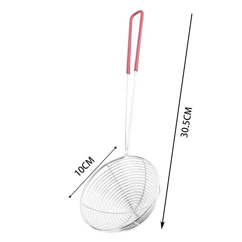 Ложка для тапиоки, Сито для тапиоки, Сито для боба, Нержавеющая сталь, Принадлежности для молочного чая, Стальная кухонная подвесная утварь