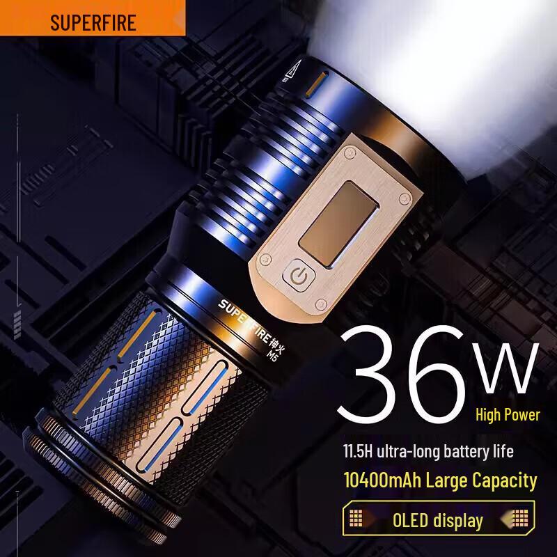 SupFire Аккумуляторный светодиодный фонарик