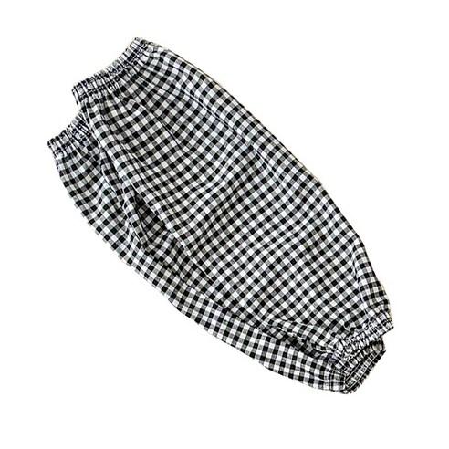 Cotton Checkered Work Sleeves  2set