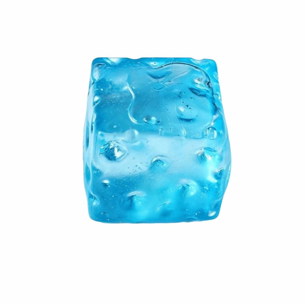 Cube Shape Squeeze Toy Translucence Decompression Toy Stress Relief Sensory Toy  Adult