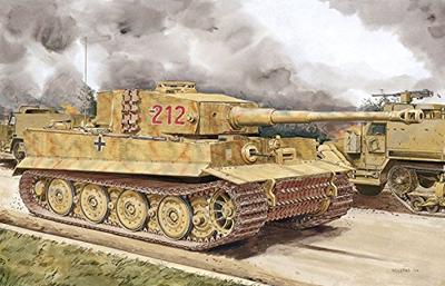 Platz Немецкий тяжелый танк Tiger I позднего производства, Вторая мировая война, 3 в 1, пластиковая модель DR6253 1/35 Pz.Kpfw.VI Ausf.E
