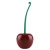 Cherry - Shape Cleaning Toliet Brush Holder Standing Set Lavatory Bathroom Tool Deep Red