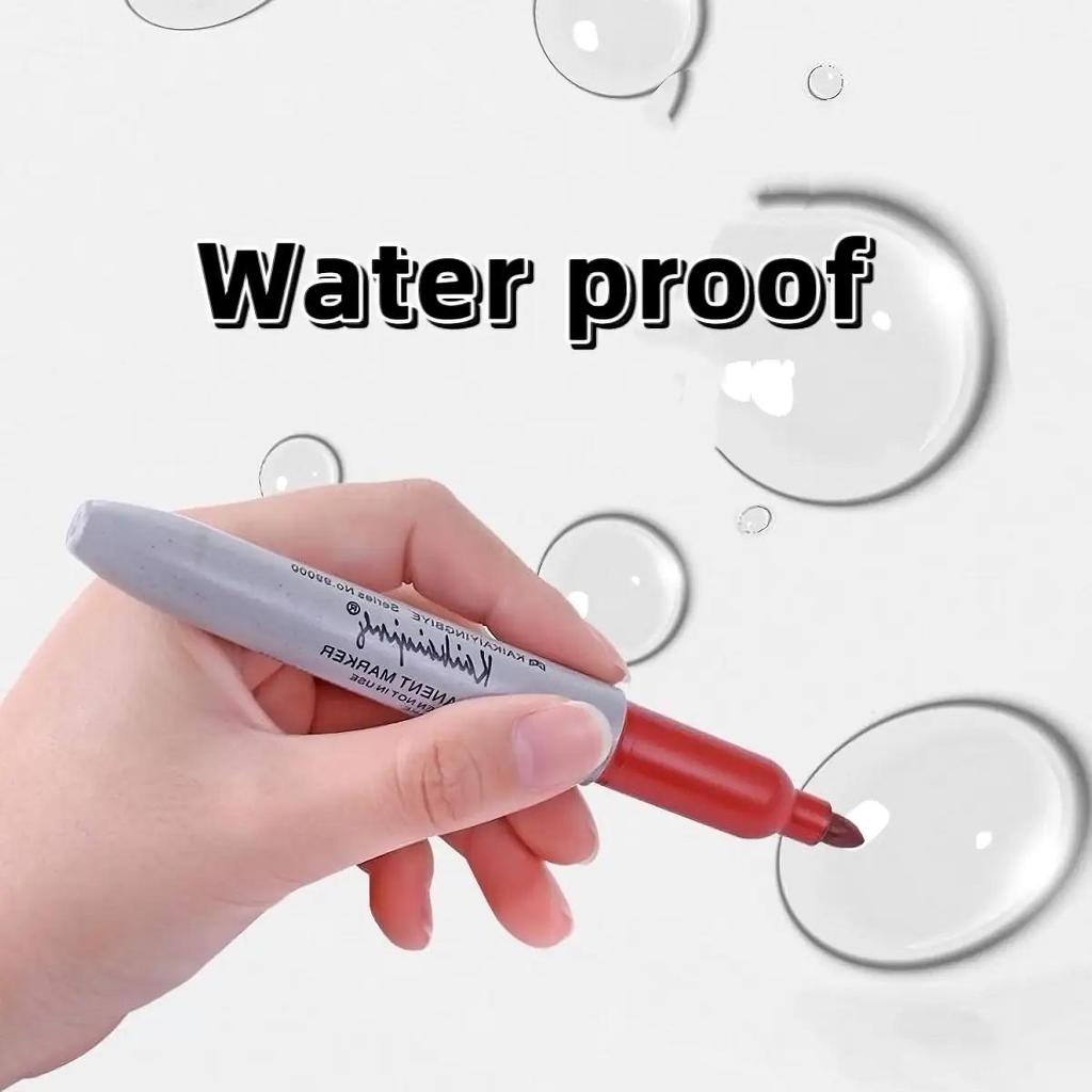 12-цветные перманентные маркеры с тонким наконечником для использования в классе и офисе