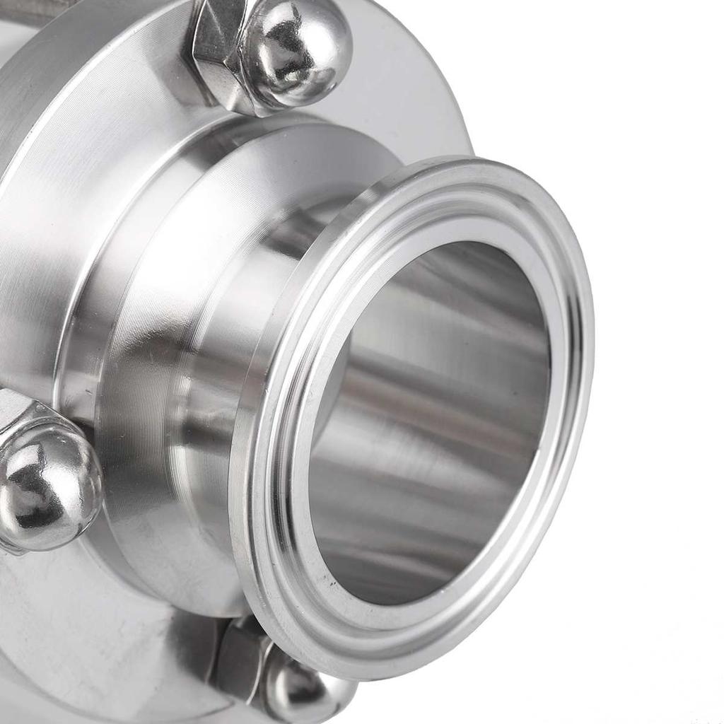 1.5" Tri Clamp Clover Sanitay Flow Sight Glass Diopter Fit 38mm Pipe OD SUS 304 Stainless Steel Fitting Homebrew Diary Product