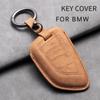 Кожаный чехол для автомобильного ключа для BMW F20 F30 F31 F34 F32 F36 G20 G30 F10 F11 F07 G11 X1 X3 F25 X4 F26 X5 F15 X6 F16 X7 I3 M3 M4 M6