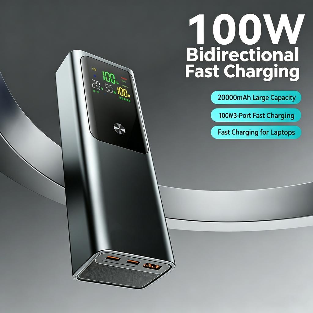 20000 мАч 60/100 Вт PD Быстрая зарядка 4x 21700 DIY Корпус-коробка Power Bank для ноутбука Samsung На открытом воздухе Путешествия Кемпинг Требуется пайка