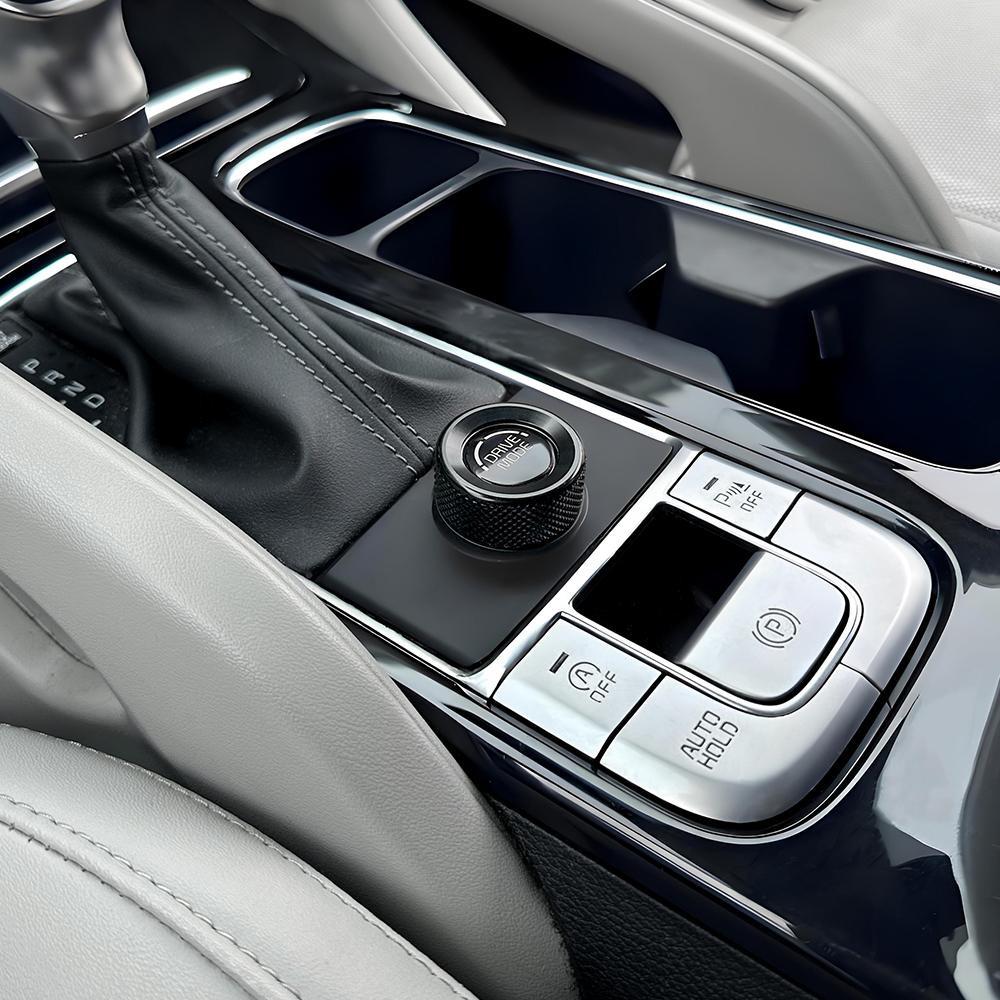 For Kia Telluride -2025 Car Tuning Aluminum Alloy Central Drive Model Switch Knob Ring Cover Trim Interior Accessories