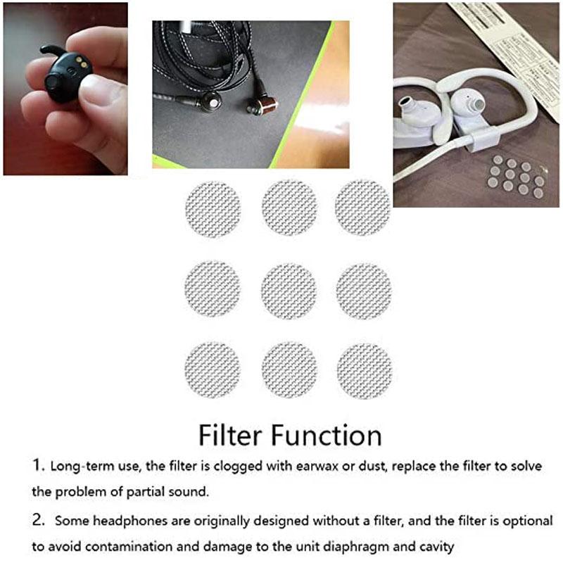 Replaceable Dust Filter Metal Earphone Dustproof Net Filter Sound Outlet Antirust Sticker Handset Earpiece Steel Mesh Dust Plug