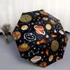 1pc Space Planets Automatic Open/Close Umbrella, Windproof, Folding Compact Umbrella with Lightweight Design for Women/Men067