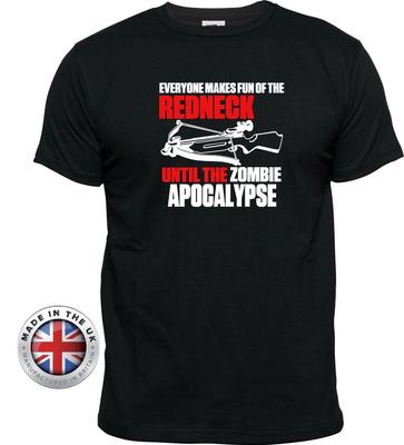 Футболка зомби деревенщина Ходячие мертвецы Дэрил черная футболка Унисекс или женская приталенная