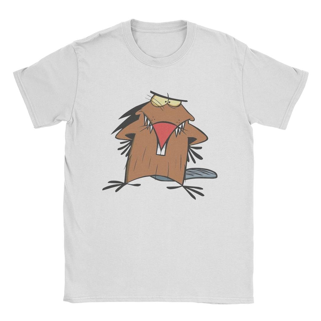 Винтажная футболка Angry Beavers для мужчин, с круглым вырезом, 100% хлопок, футболки с коротким рукавом, идея для подарка, топы