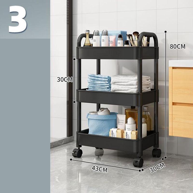 Стеллаж для хранения на тележке Напольный стеллаж для хранения Кухонный стеллаж для хранения Портативная корзина для овощей Стеллаж для хранения закусок Стойка для хранения туалета Мобильная сортировочная стойка Артефакт