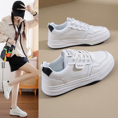 Маленькие белые туфли детская осень новая корейская версия ins женские студенческие повседневные спортивные универсальные кеды для скейтборда уличная съемка H68