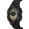 CaSio Ae 1100w 1bvSdf Ae 1100w 1bv Цифровые спортивные часы Soldier World Time для мужчин S из уретана