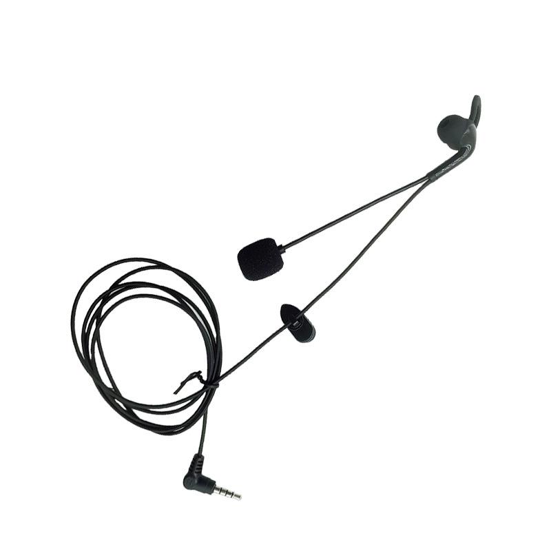 Neutral Football Referee Bluetooth Headset with In-Ear Walkie Talkie and 3.5mm Interface
