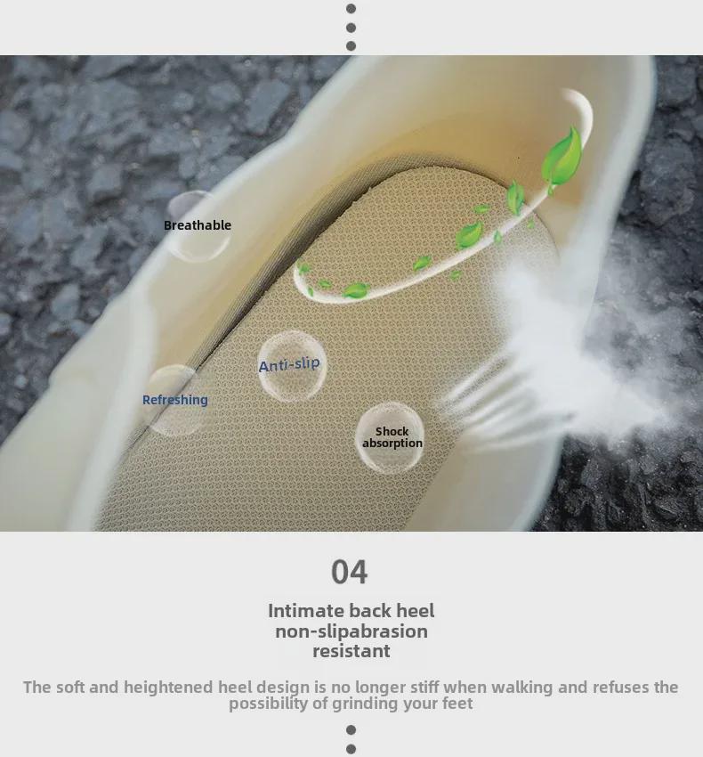 Женские водонепроницаемые нескользящие модные резиновые сапоги - короткая трубка, толстая подошва, идеально подходят для активного отдыха, например, рыбалки и мытья автомобиля