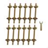 Countertop Furniture Drawbolts Pack Portable Fastening for Side Cabinet Wooden Bed Frame