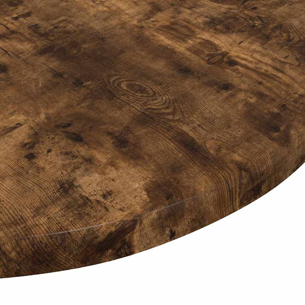 Smoke Oak Table Top Ø 40 x 1.5 cm Wood Based Material
