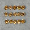 Natural Citrine Round Cut Lot, Faceted Citrine Lot, Citrine Faceted Cabochon Lot, Gemstone Lot, Loose Gemstone Making Jewelry.