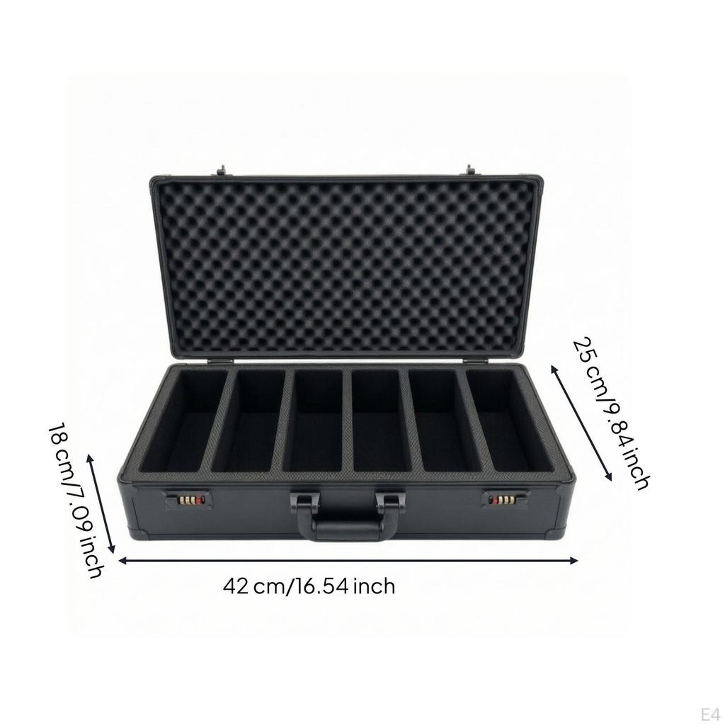 Card Slab Holder Sheltering Trading Case Padded Storage Box for Collectors, Travel 2slot