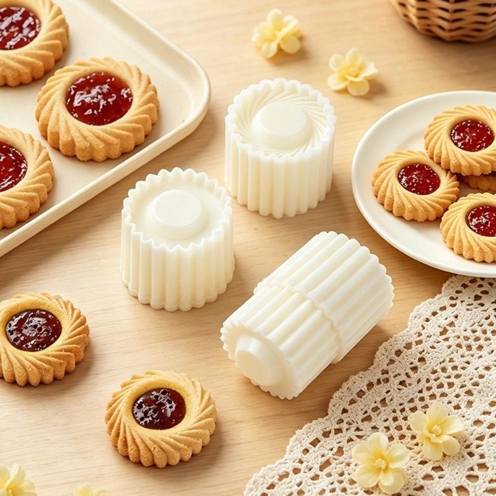 Detachable Hand Press Mooncake Mold Non-Stick DIY Pastry Stamp Mid Autumn Baking