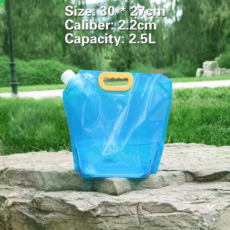 5/10 л Портативный мешок для воды Складное ведро Контейнер для воды Канистра Бутылка Чехол Открытый Путешествия Кемпинг С ручкой Принадлежности для кемпинга